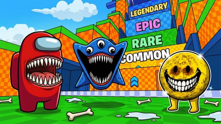Official game image showing Common, Rare, Epic and Legendary rarity tiers